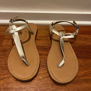 Gold sandals